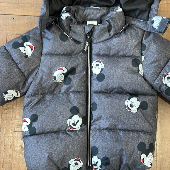 H&M Mickey Mouse puffer coat - Picture 3 of 8
